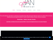 Tablet Screenshot of janmedical.com